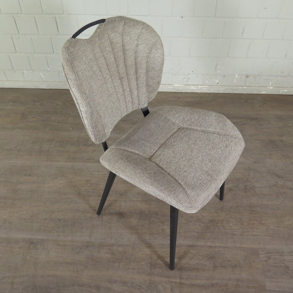 Retro Design Stuhl Esszimmerstuhl Beige Setpreis