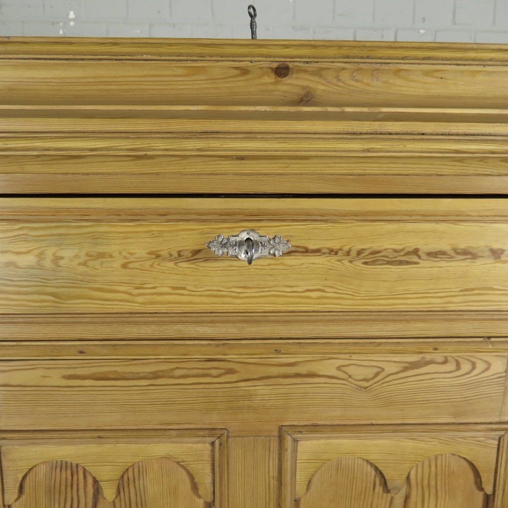 Silberschrank Schrank Gründerzeit 1880 Kiefer