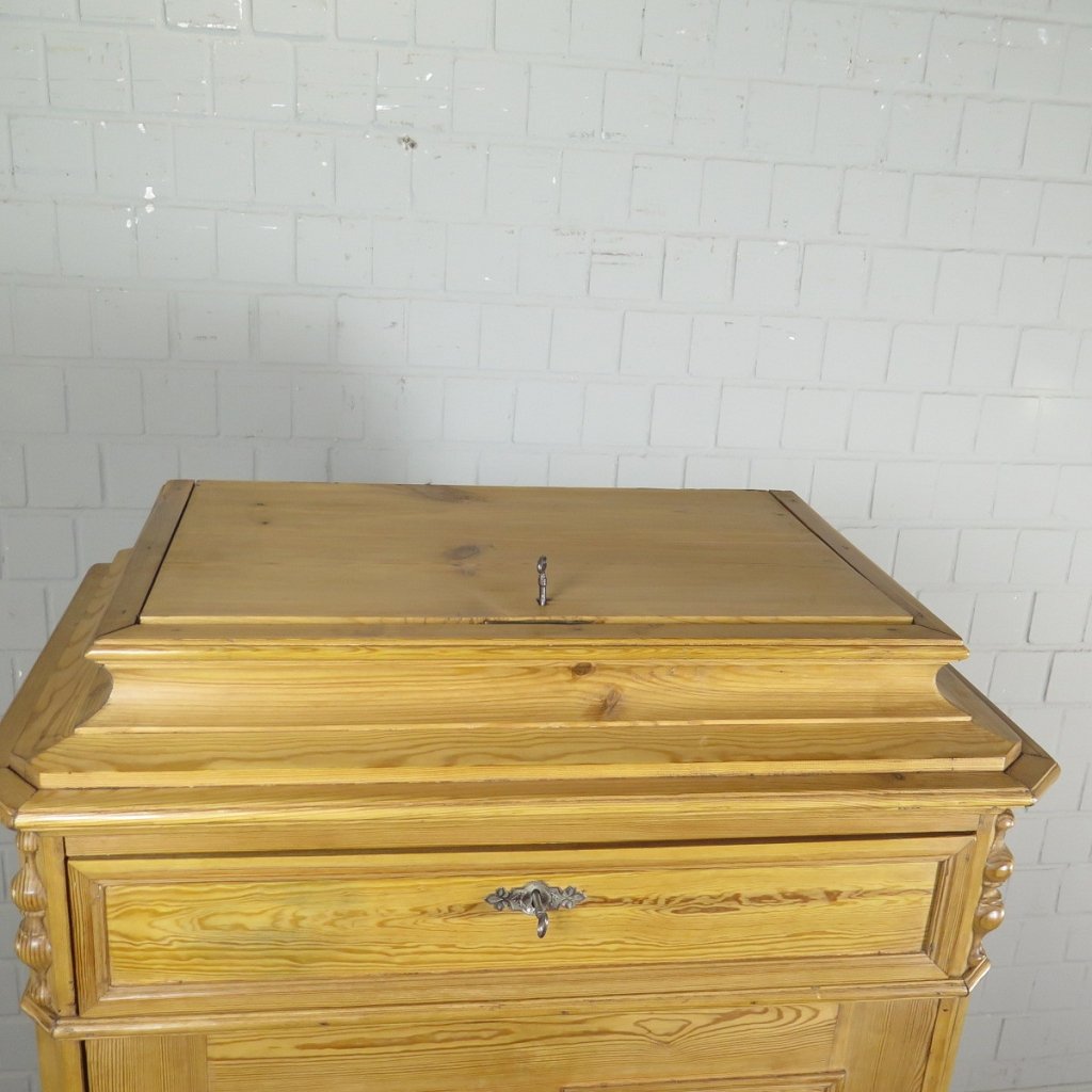 Silberschrank Schrank Gründerzeit 1880 Kiefer