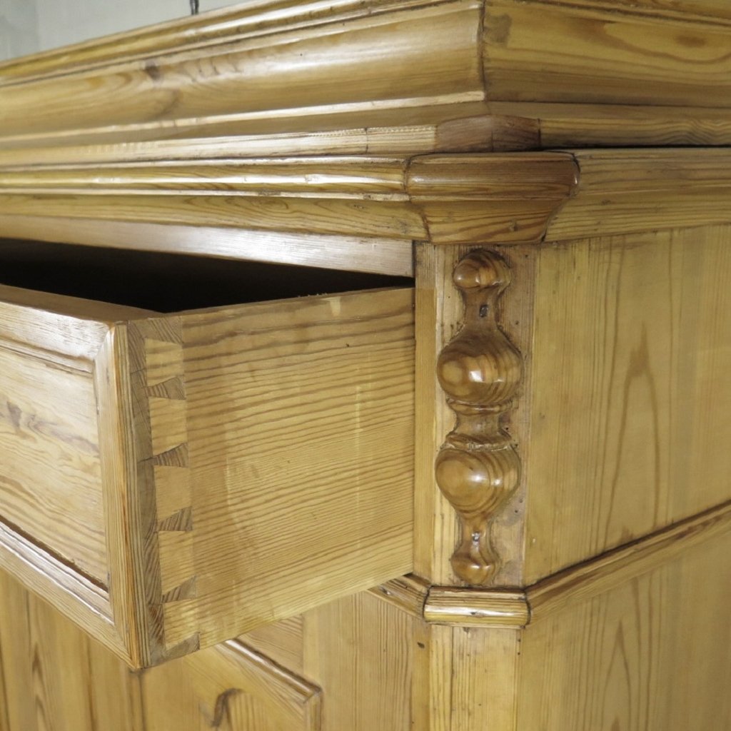 Silberschrank Schrank Gründerzeit 1880 Kiefer