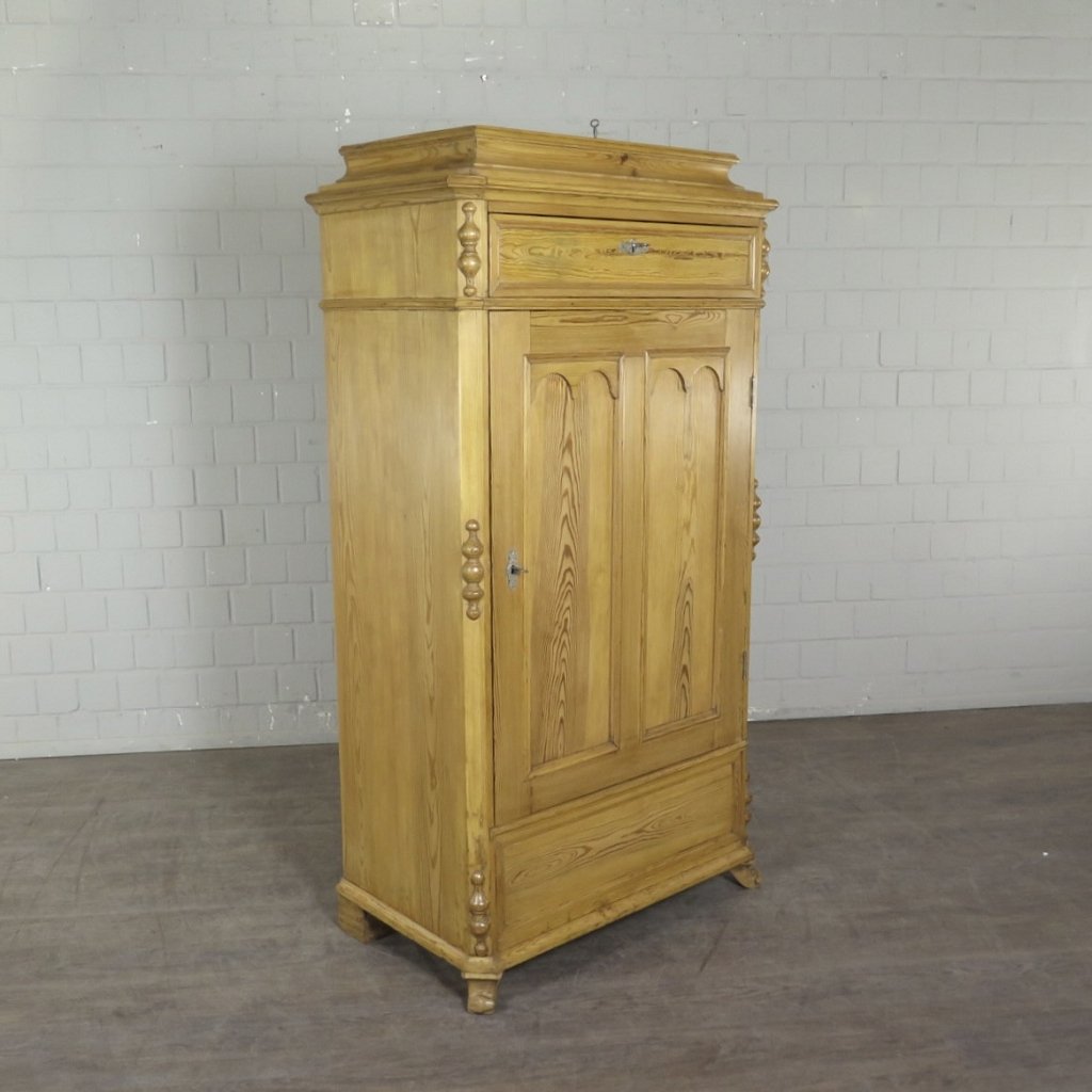 Silberschrank Schrank Gründerzeit 1880 Kiefer                         