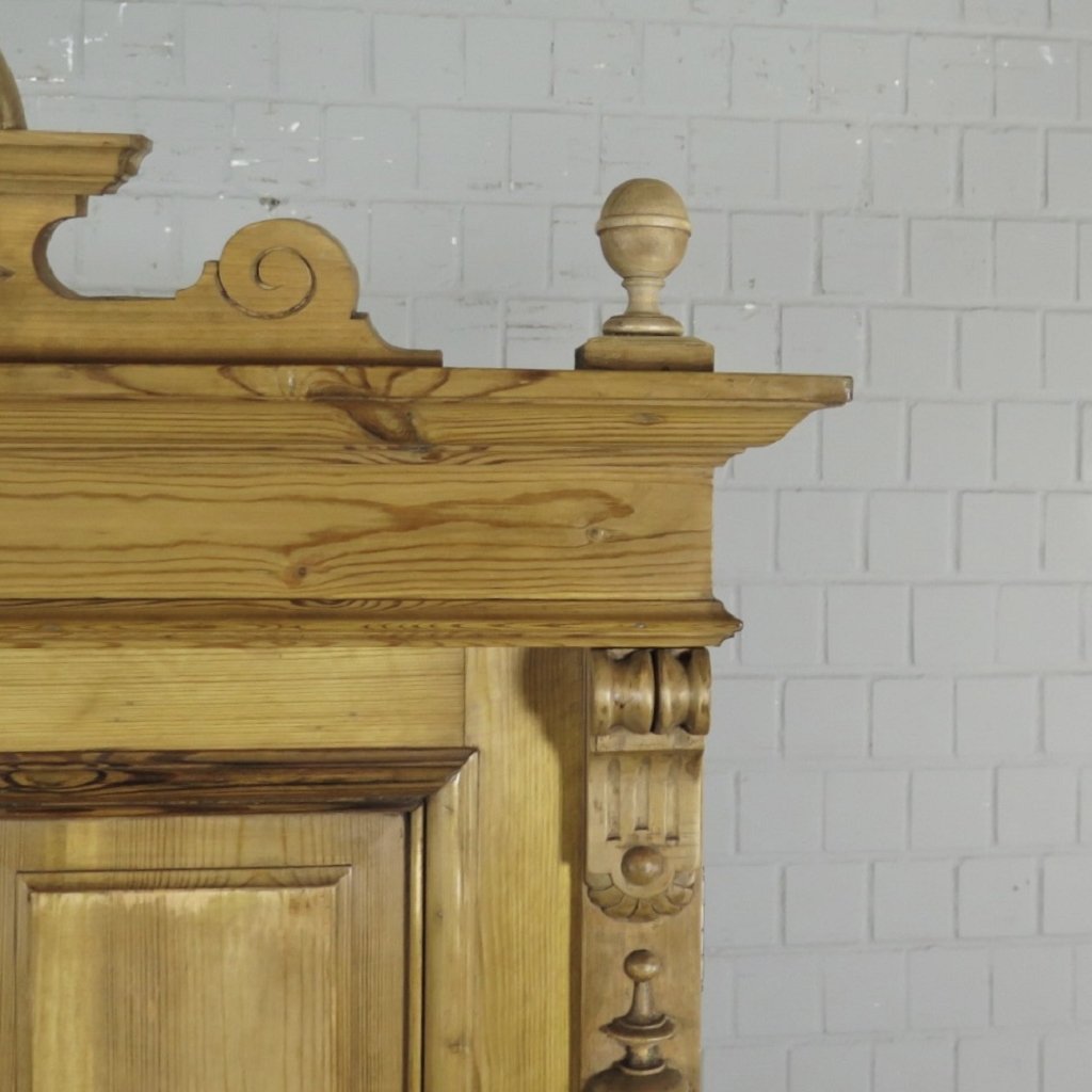 Schrank Kleiderschrank Gründerzeit 1880 Kiefer