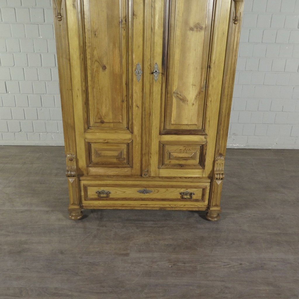 Schrank Kleiderschrank Gründerzeit 1880 Kiefer
