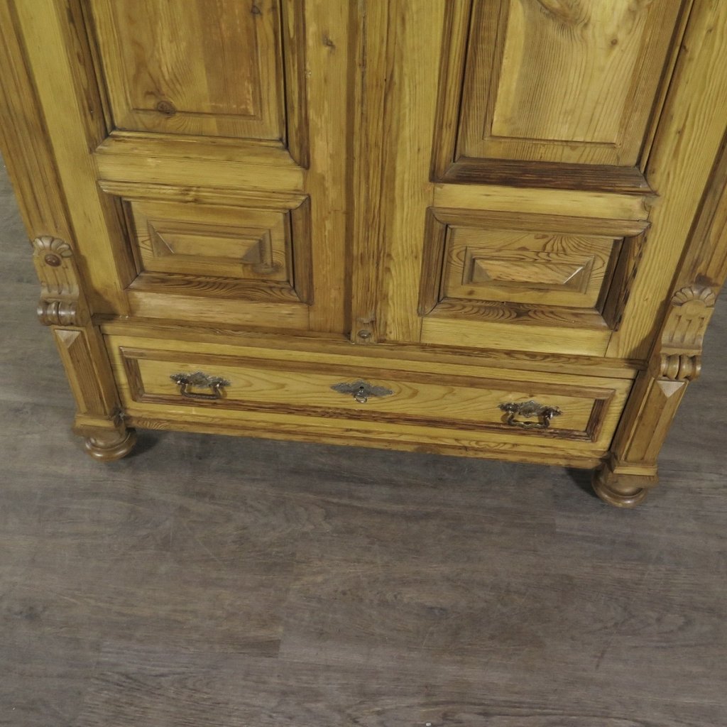 Schrank Kleiderschrank Gründerzeit 1880 Kiefer