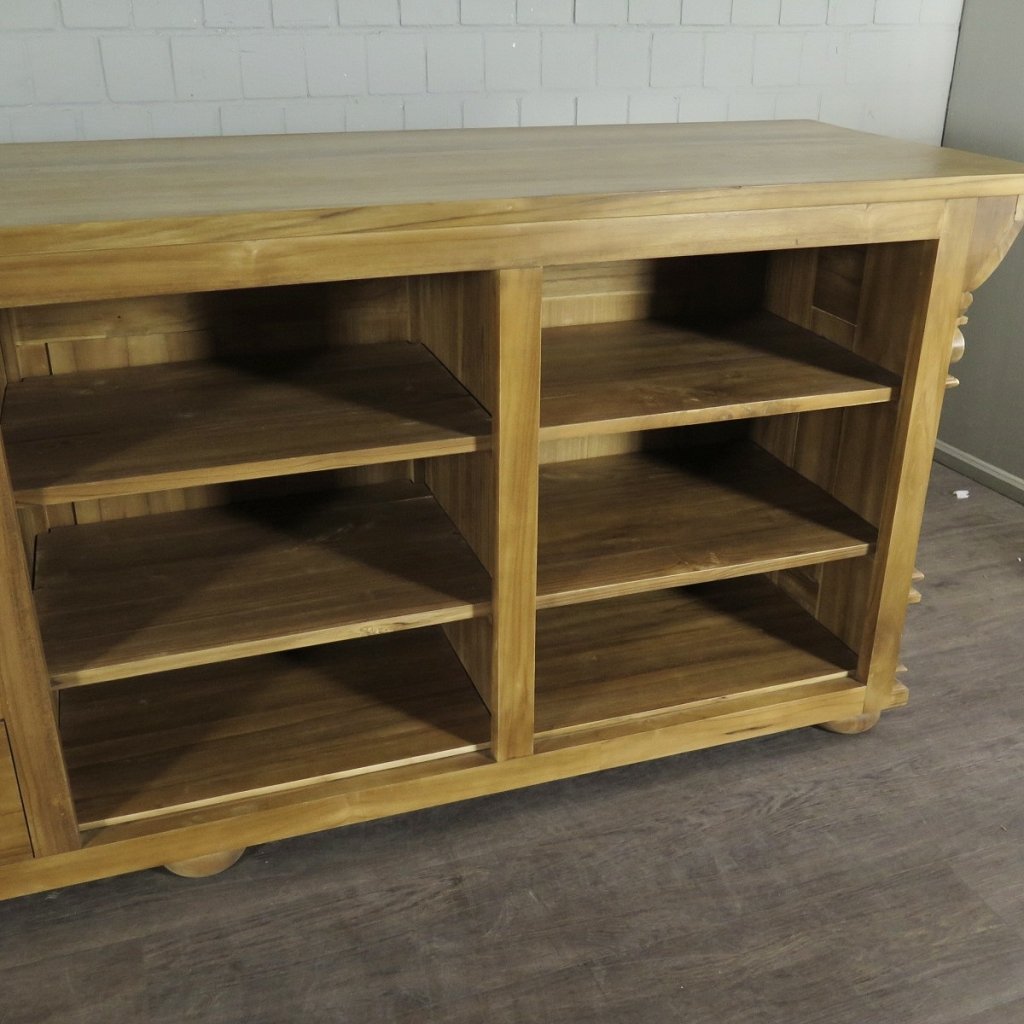 Theke Tresen Bella Elegance 3,50 m Teakholz