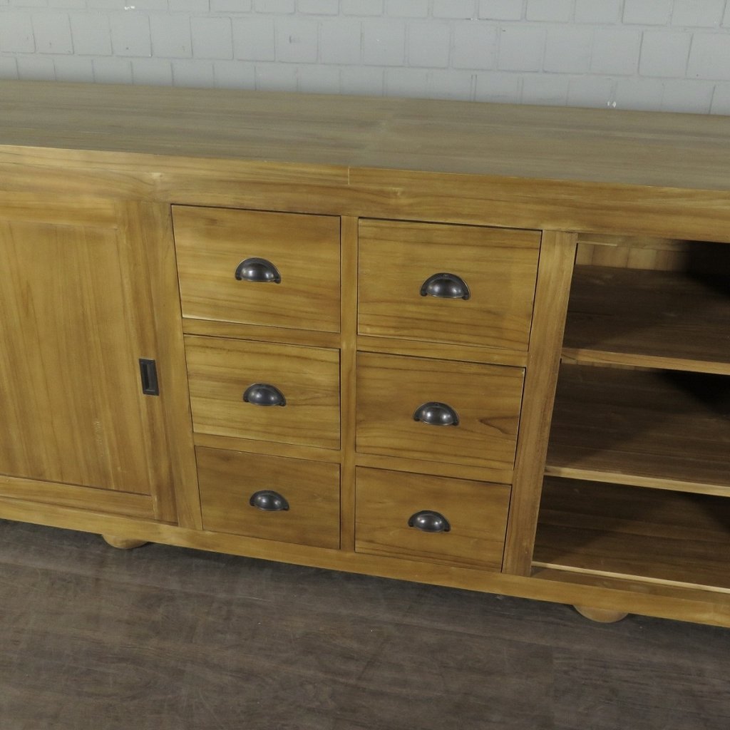 Theke Tresen Bella Elegance 3,50 m Teakholz