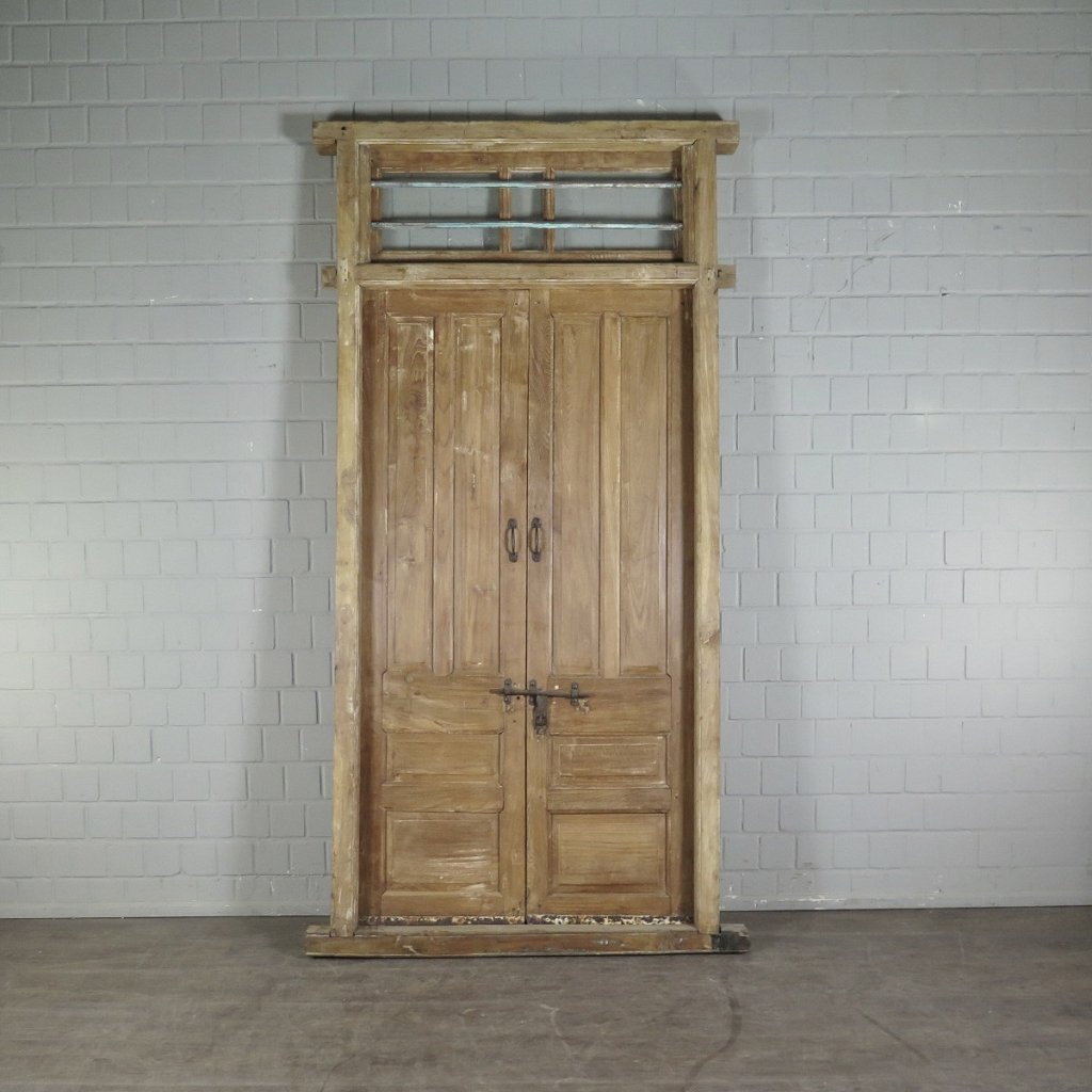 Tür Eingangstür Haustür 1910 Teakholz