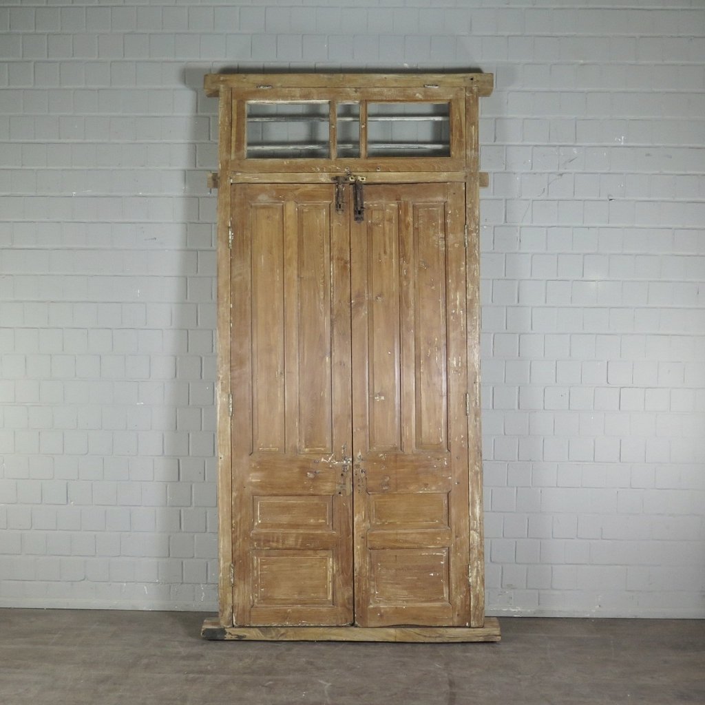 Tür Eingangstür Haustür 1910 Teakholz