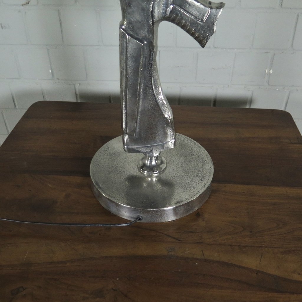 Stehlampe Tischlampe AK-47 Gewehr Lampe Chrom