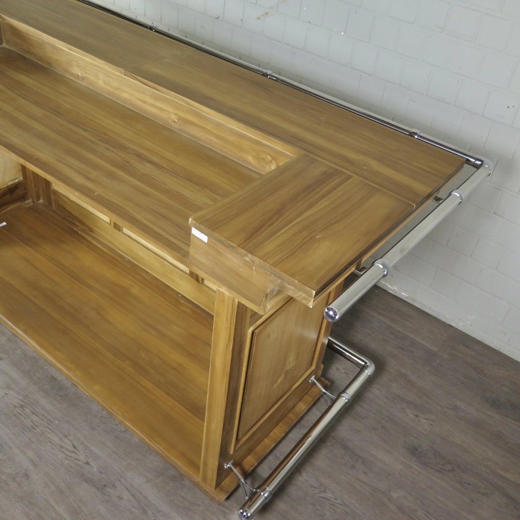 Englische Bar Tresen Teakholz 2,30 m