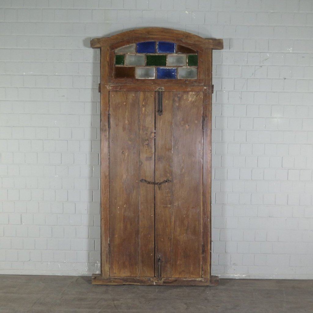 Tür Eingangstür Haustür 1910 Teakholz