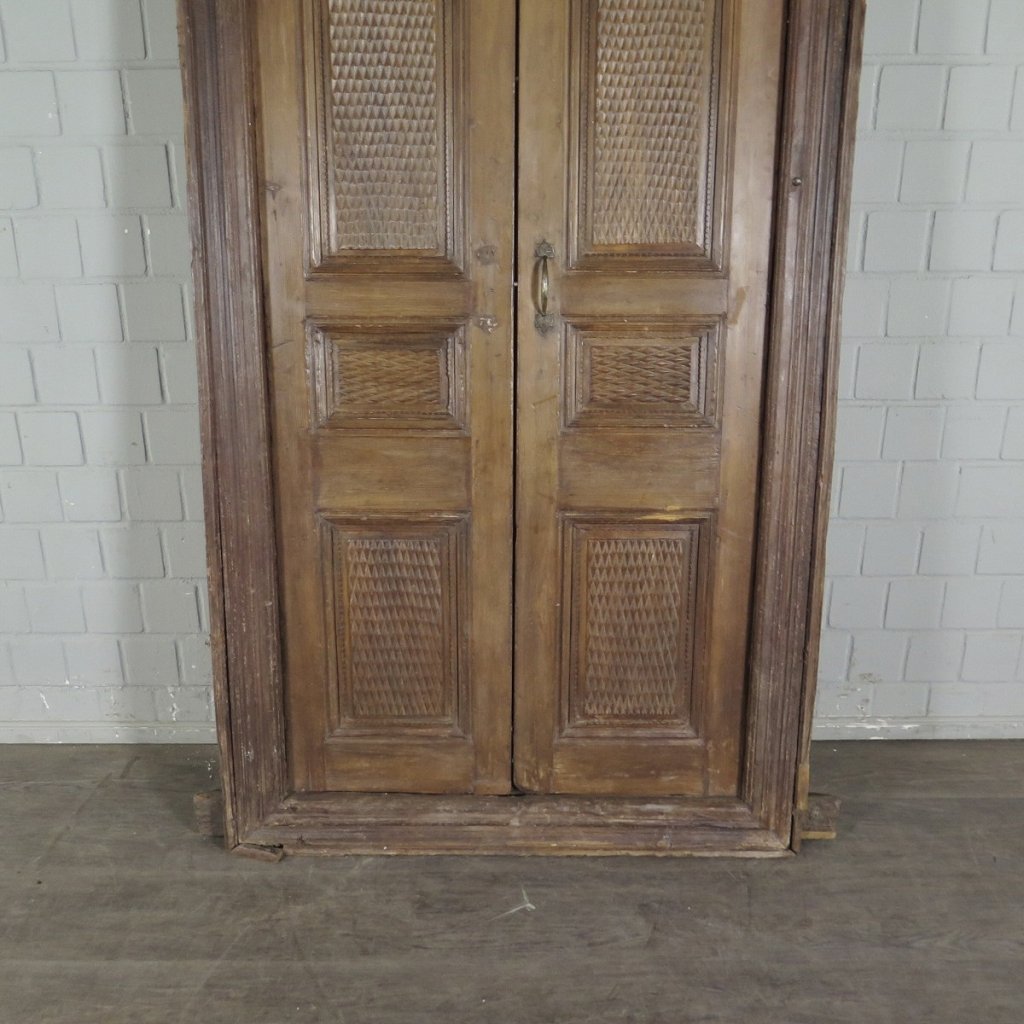 Tür Eingangstür Haustür 1910 Teakholz