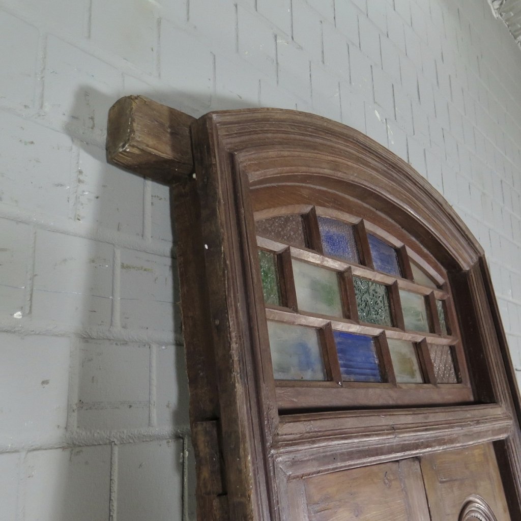 Tür Eingangstür Haustür 1910 Teakholz