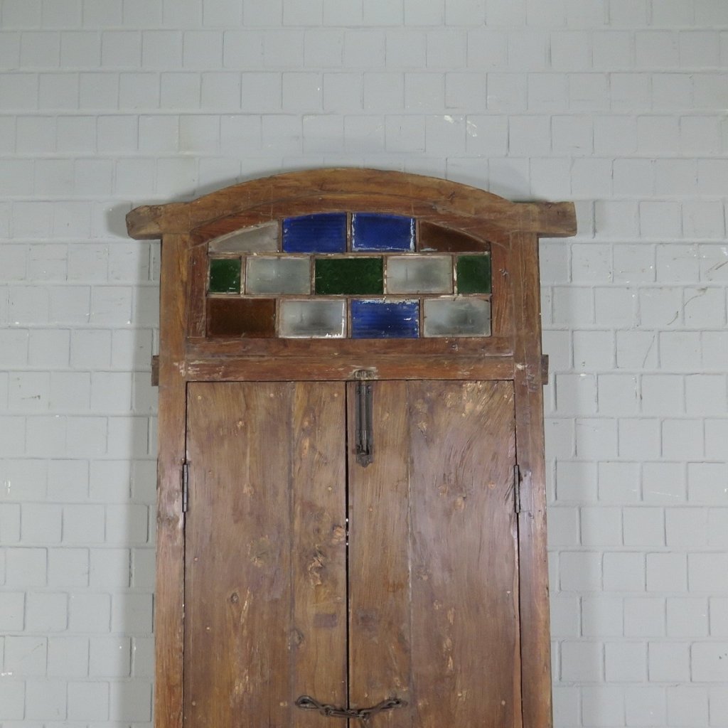 Tür Eingangstür Haustür 1910 Teakholz