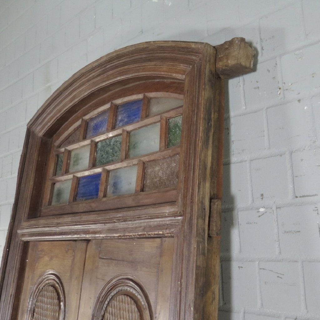 Tür Eingangstür Haustür 1910 Teakholz