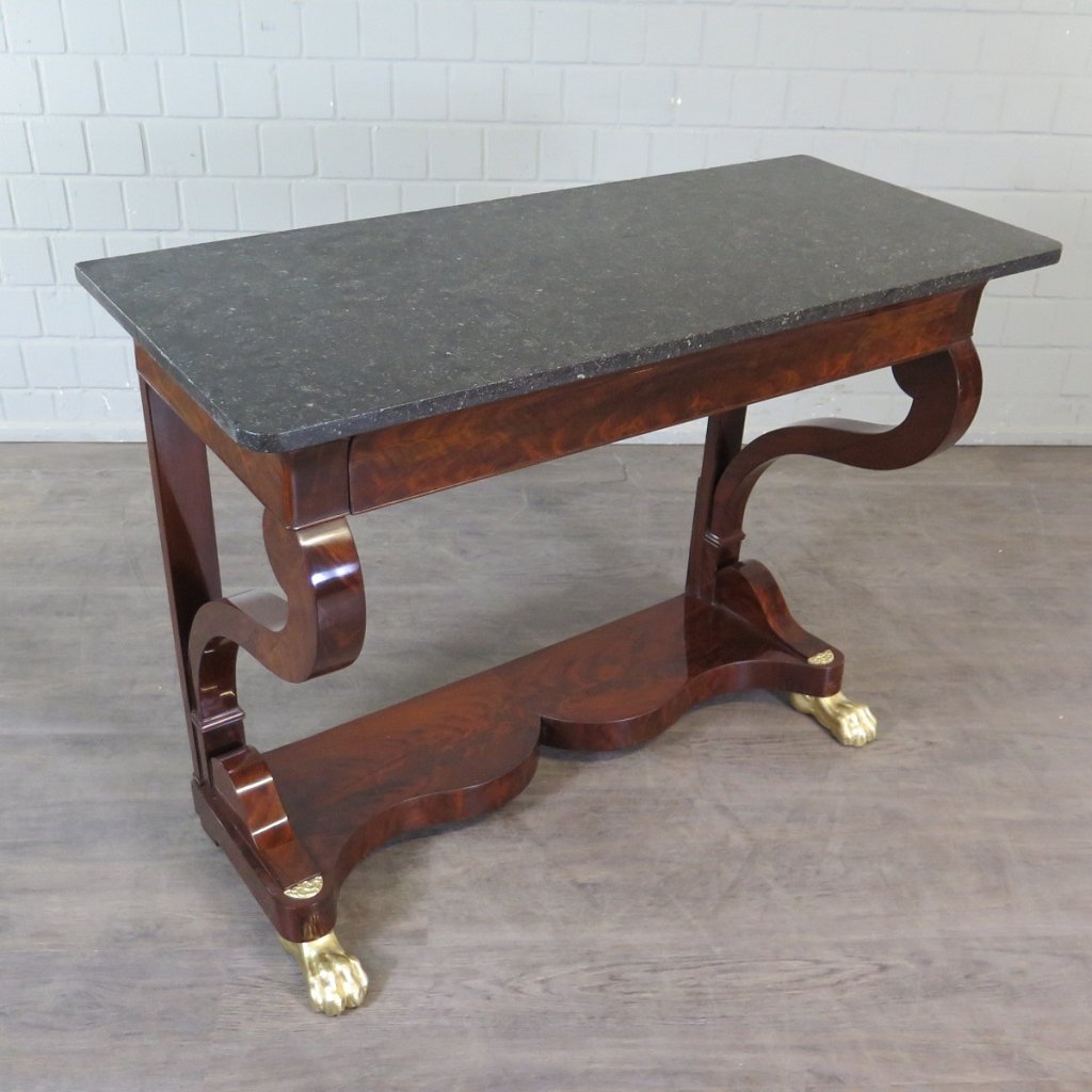 Wandtisch Konsolentisch Biedermeier 1820 Mahagoni