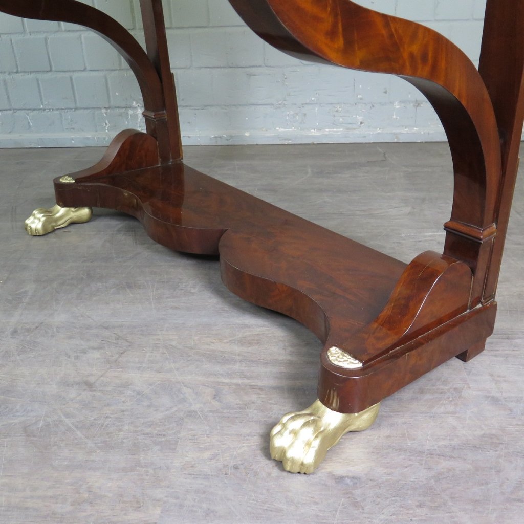 Wandtisch Konsolentisch Biedermeier 1820 Mahagoni