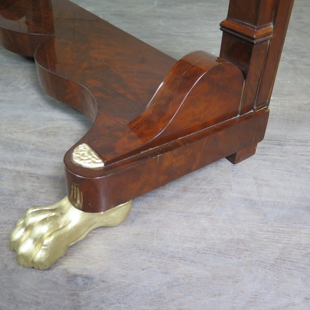 Wandtisch Konsolentisch Biedermeier 1820 Mahagoni