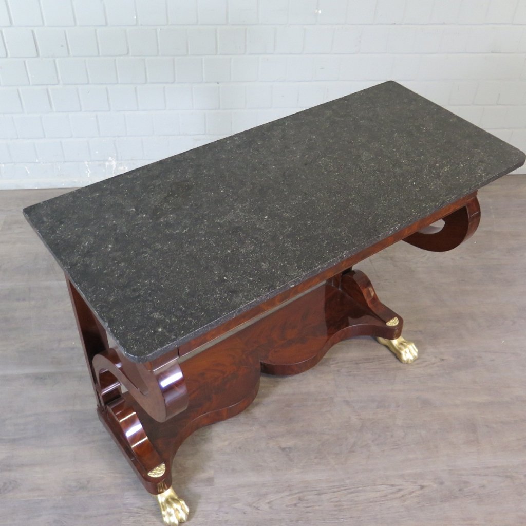 Wandtisch Konsolentisch Biedermeier 1820 Mahagoni