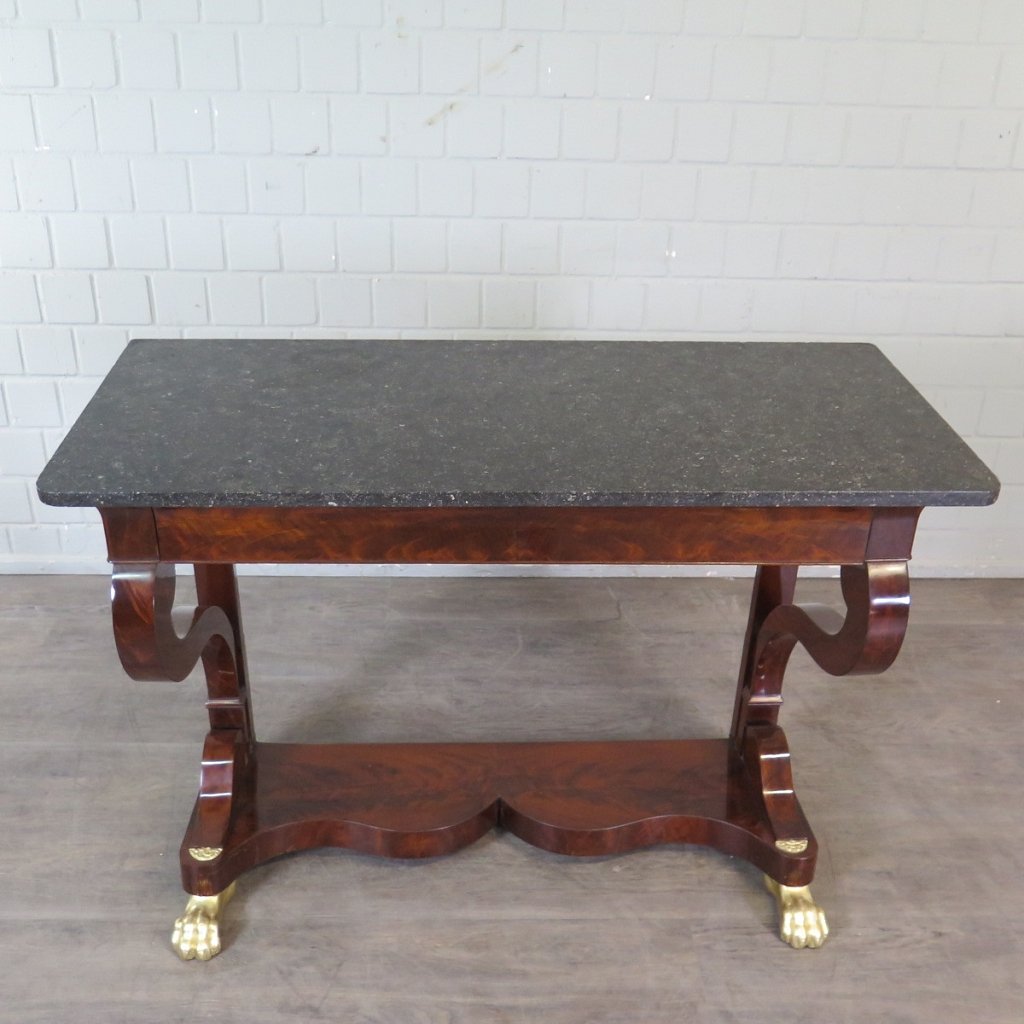 Wandtisch Konsolentisch Biedermeier 1820 Mahagoni
