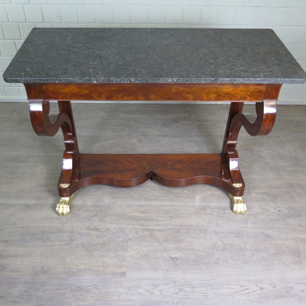 Wandtisch Konsolentisch Biedermeier 1820 Mahagoni