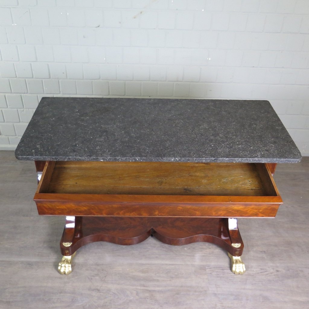 Wandtisch Konsolentisch Biedermeier 1820 Mahagoni
