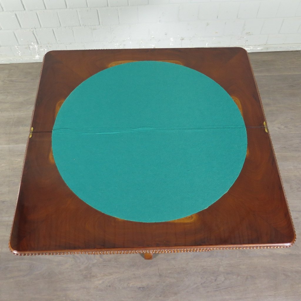 Klapptisch Spieltisch Beistelltisch Biedermeier 1840 Mahagoni