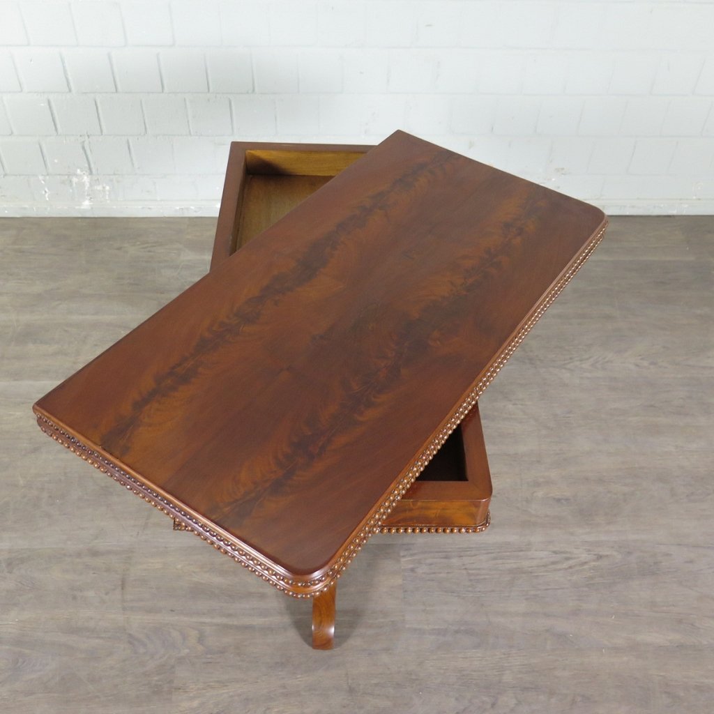 Klapptisch Spieltisch Beistelltisch Biedermeier 1840 Mahagoni
