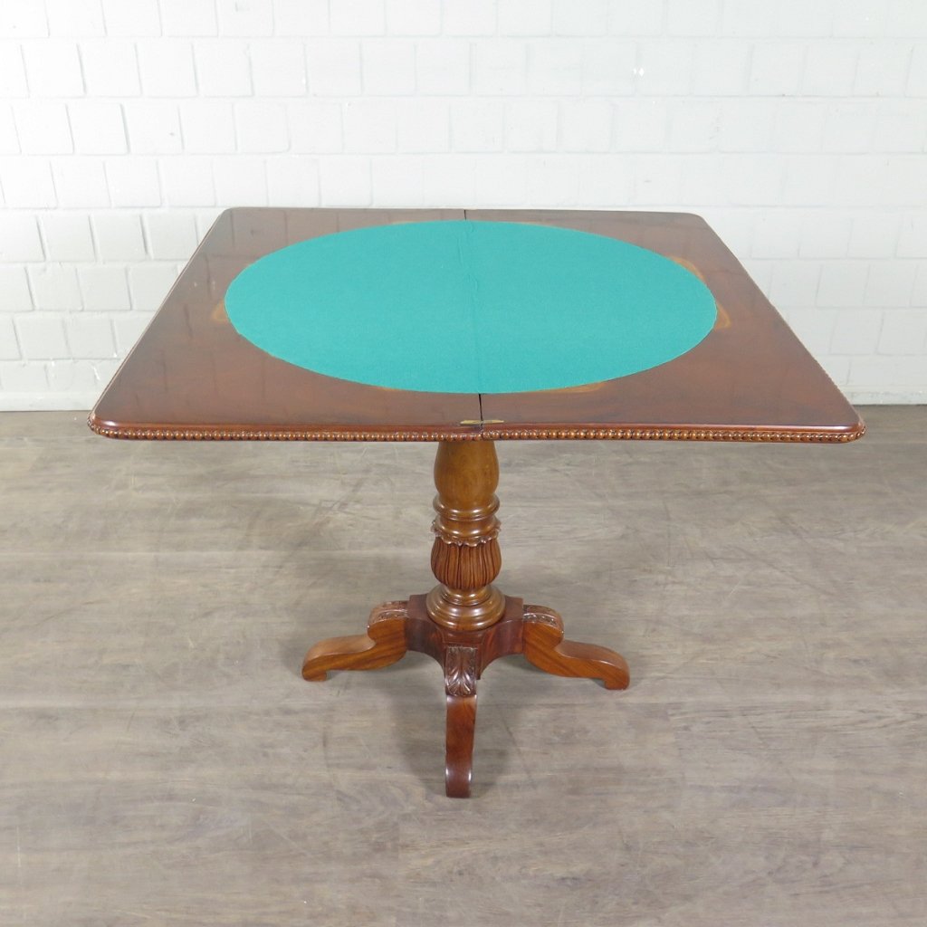 Klapptisch Spieltisch Beistelltisch Biedermeier 1840 Mahagoni