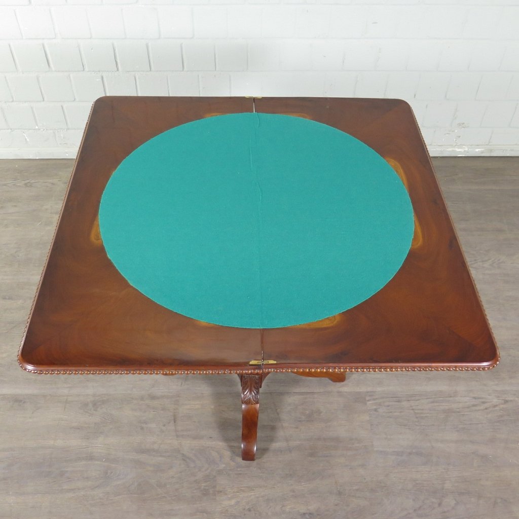 Klapptisch Spieltisch Beistelltisch Biedermeier 1840 Mahagoni