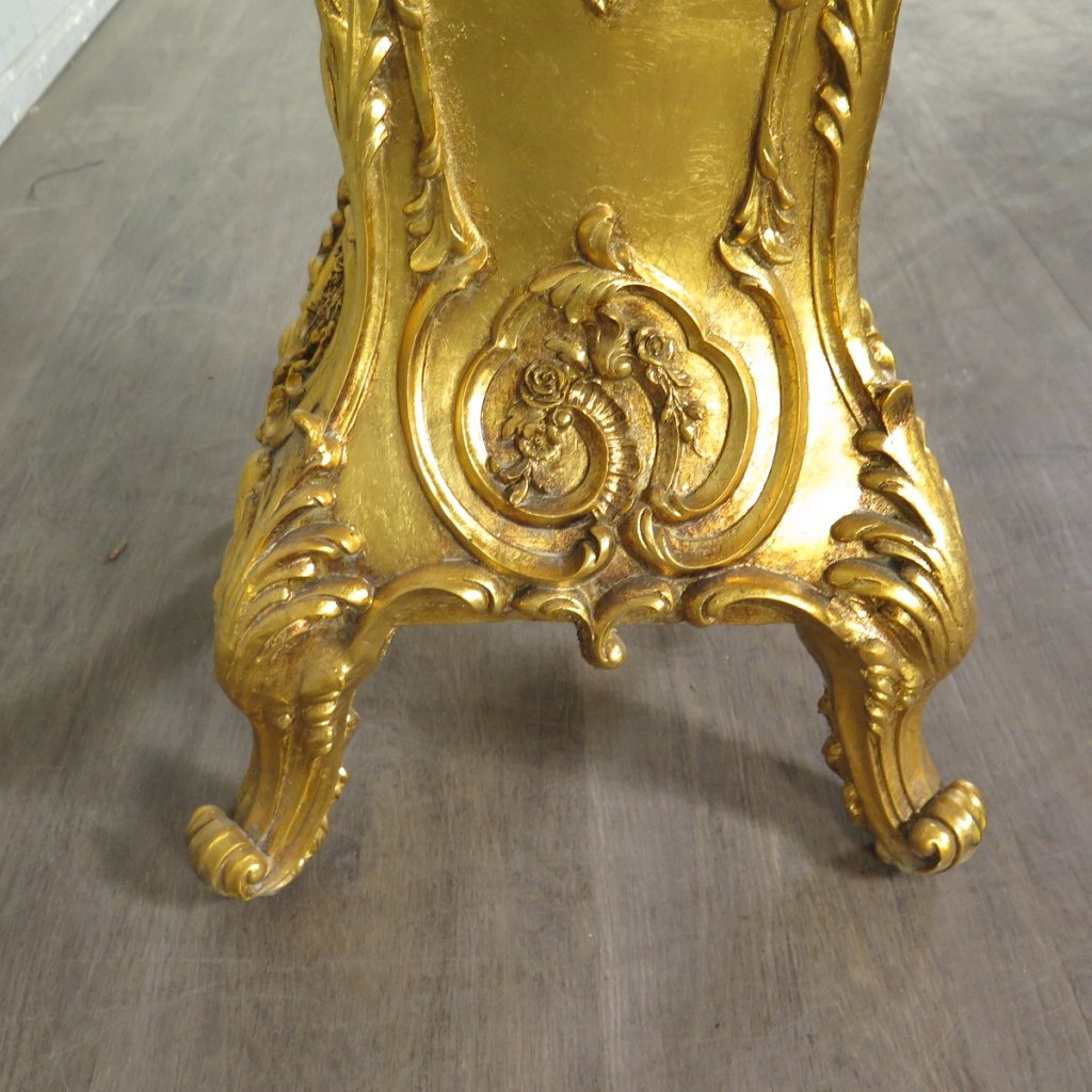 Säulen Pfeiler Marmor Schwarz-Gold 1,05 m
