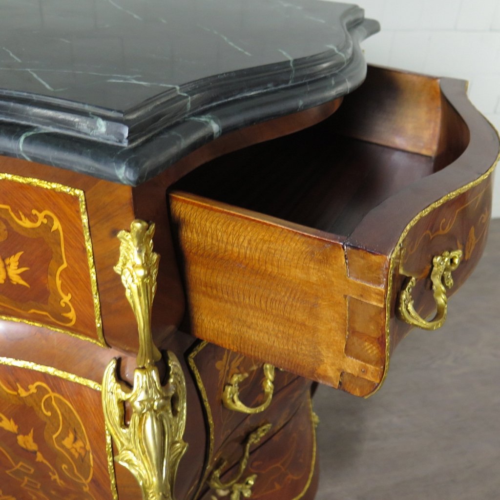 Kommode Barockstil Nussbaum 0,83 m