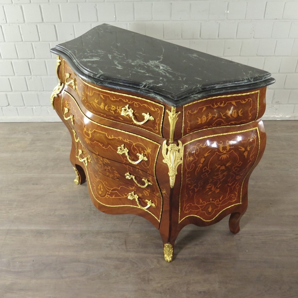 Kommode Barockstil Nussbaum 1,12 m