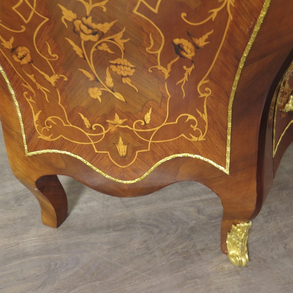 Kommode Barockstil Nussbaum 1,12 m