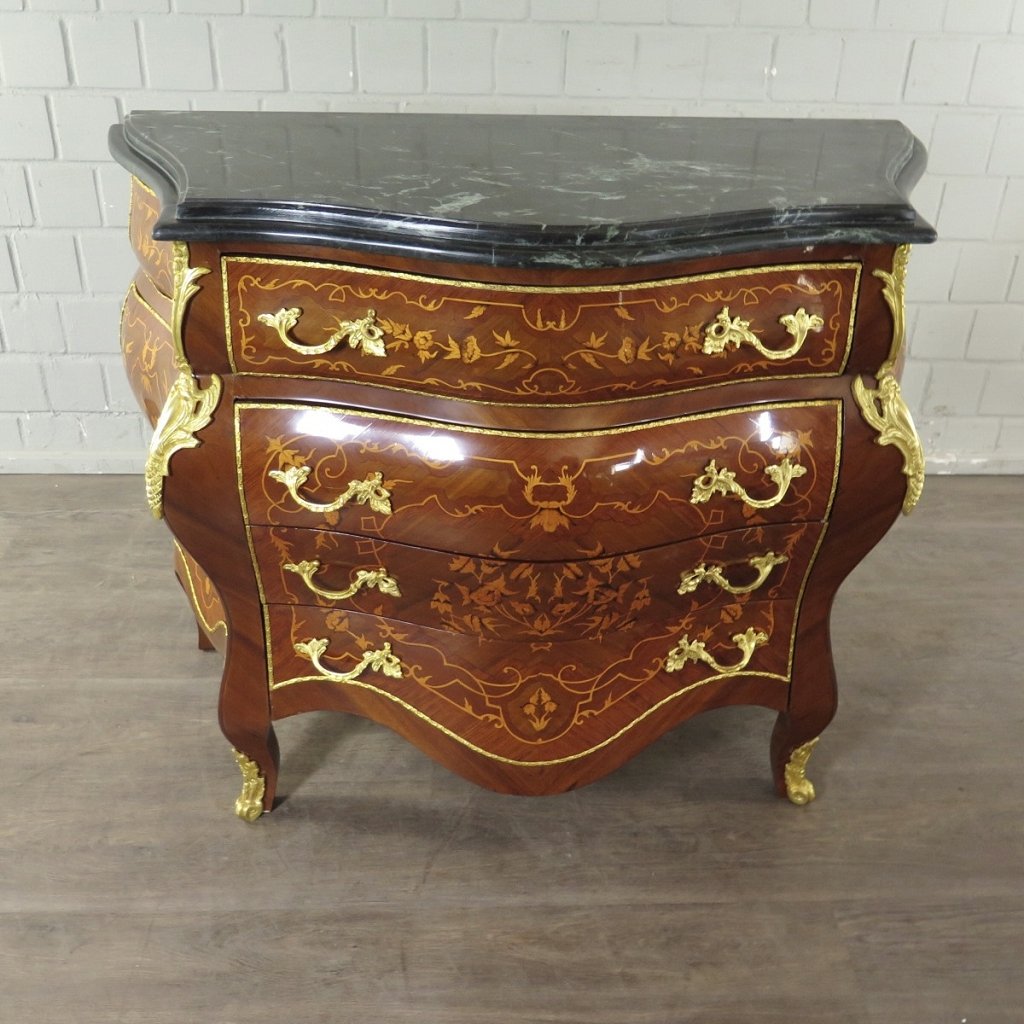 Kommode Barockstil Nussbaum 1,12 m