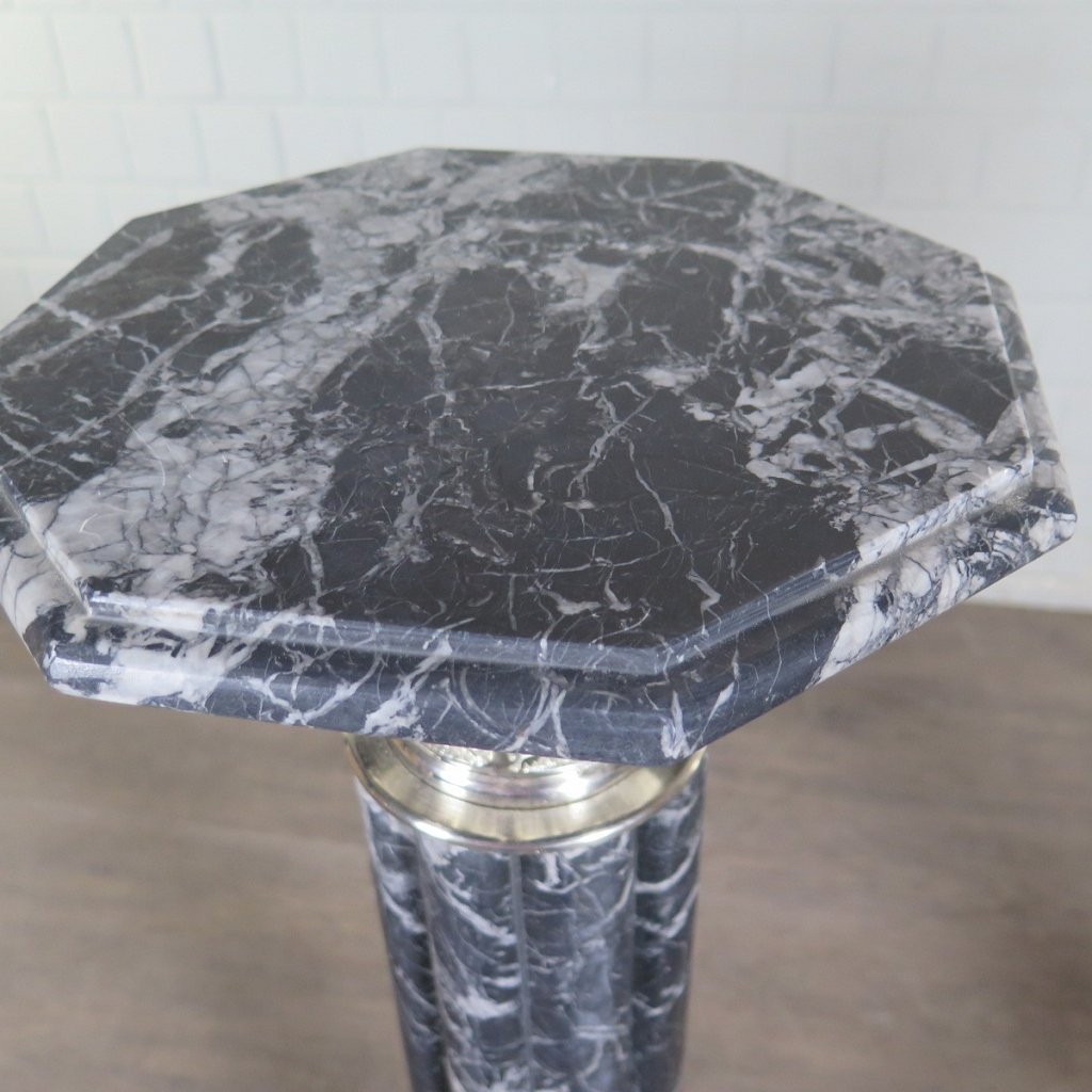 Säulen Pfeiler Marmor Grau 1,12 m