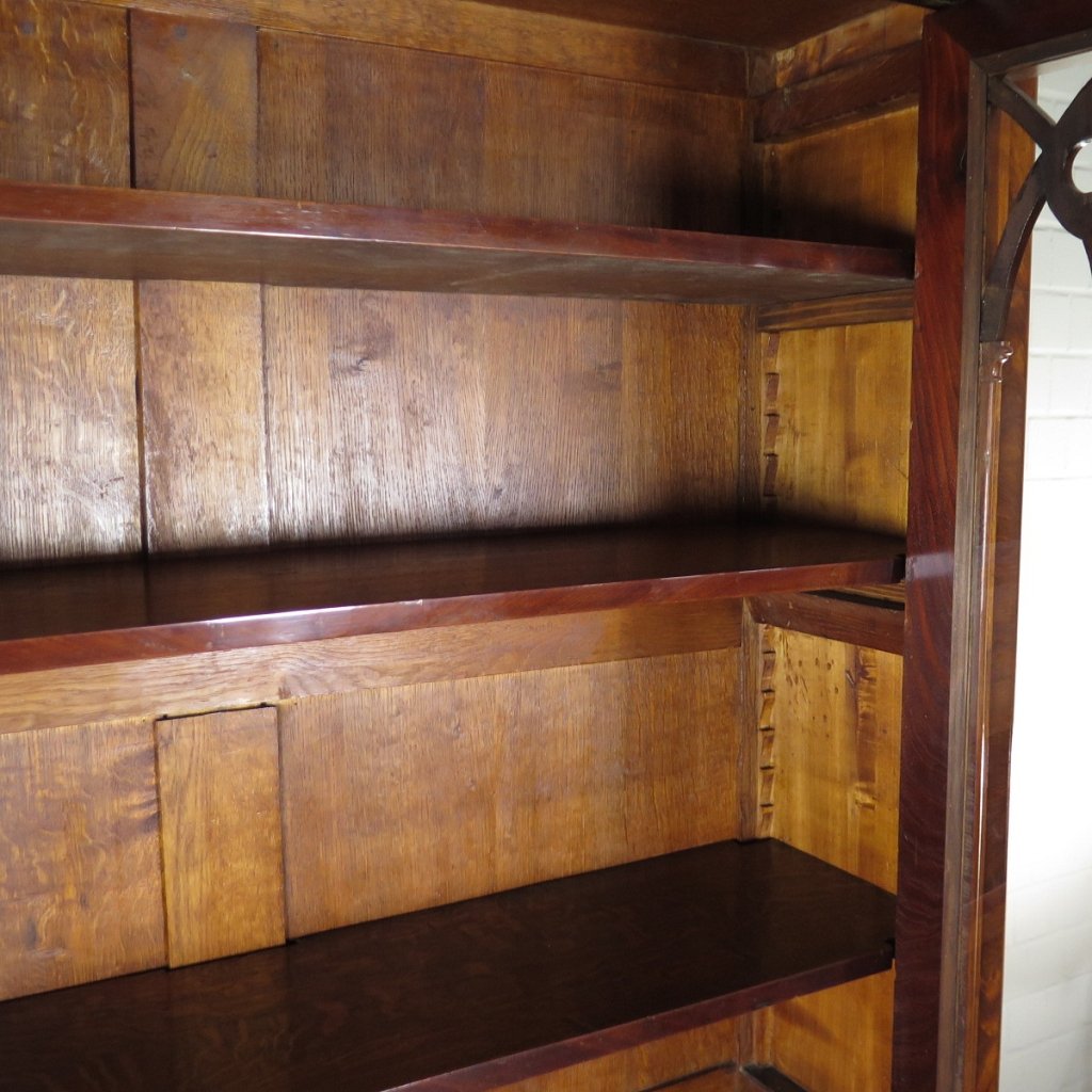 Vitrine Bücherschrank Biedermeier 1820 Mahagoni