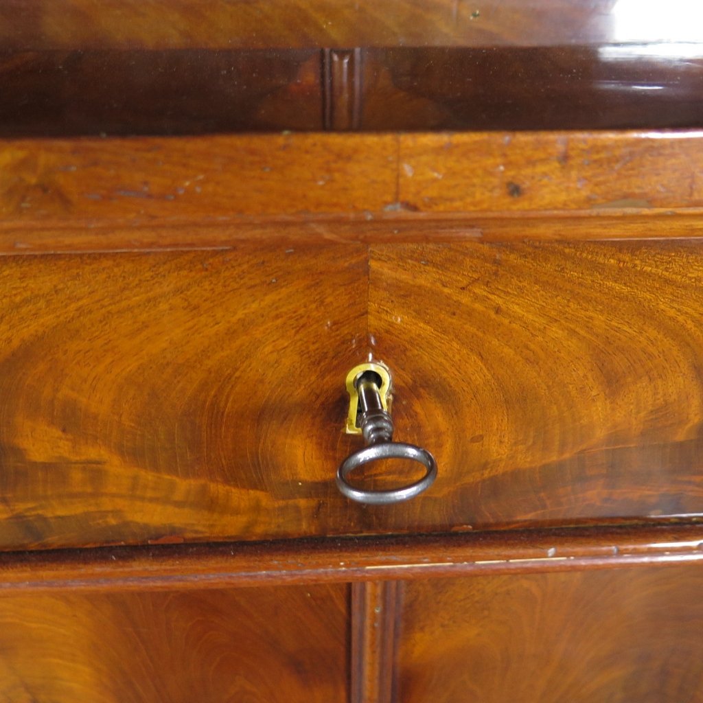Vitrine Bücherschrank Biedermeier 1820 Mahagoni