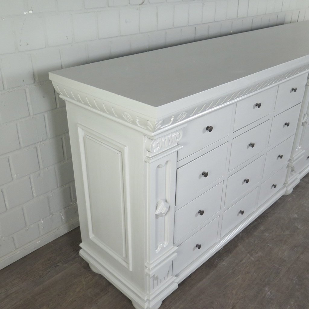 Apothekerschrank Sideboard Anna Teakholz  2,50 m