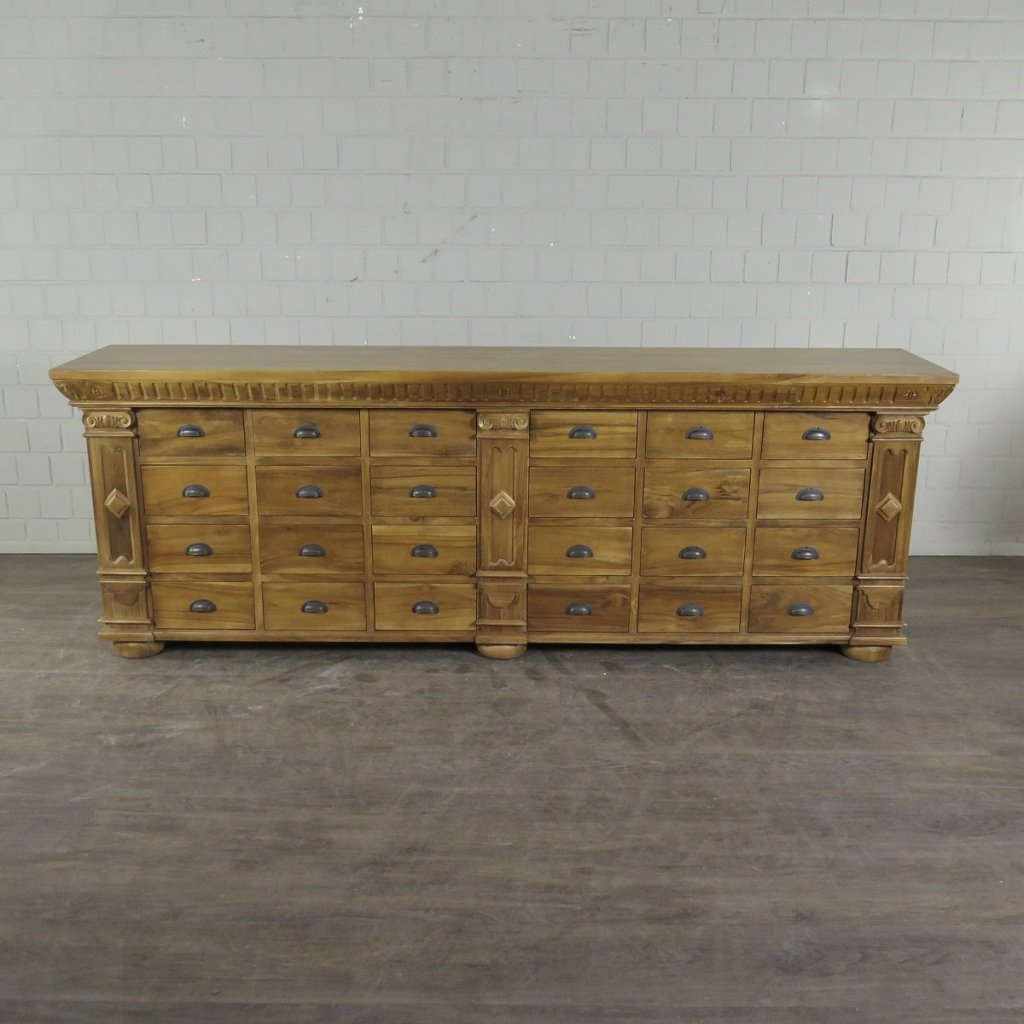 Apothekerschrank Sideboard Anna Teakholz  2,50 m