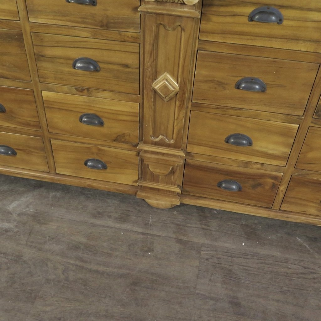 Apothekerschrank Sideboard Anna Teakholz  2,50 m