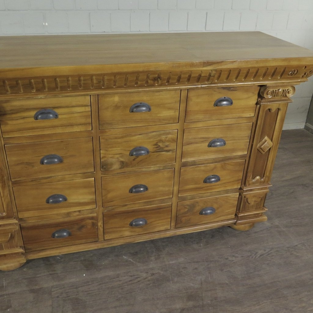 Apothekerschrank Sideboard Anna Teakholz  2,50 m