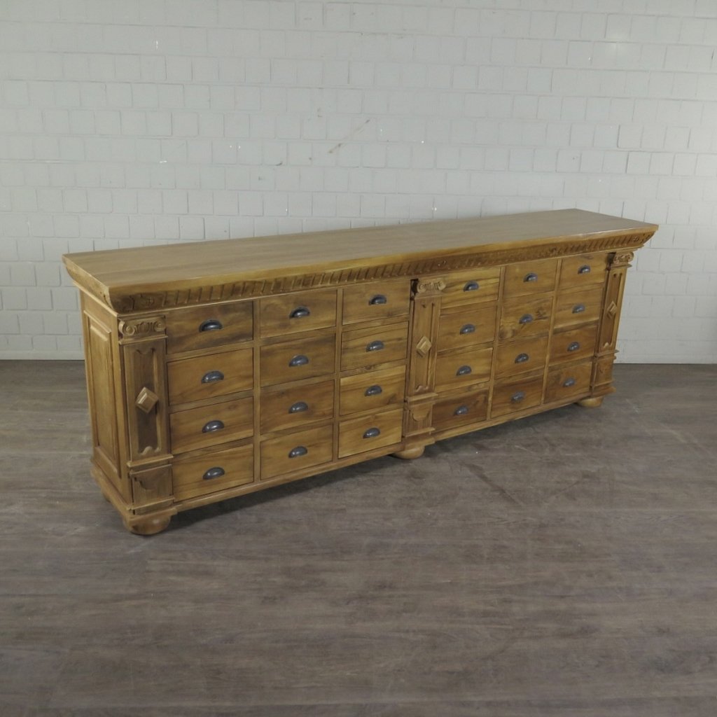 Apothekerschrank Sideboard Anna Teakholz  2,50 m
