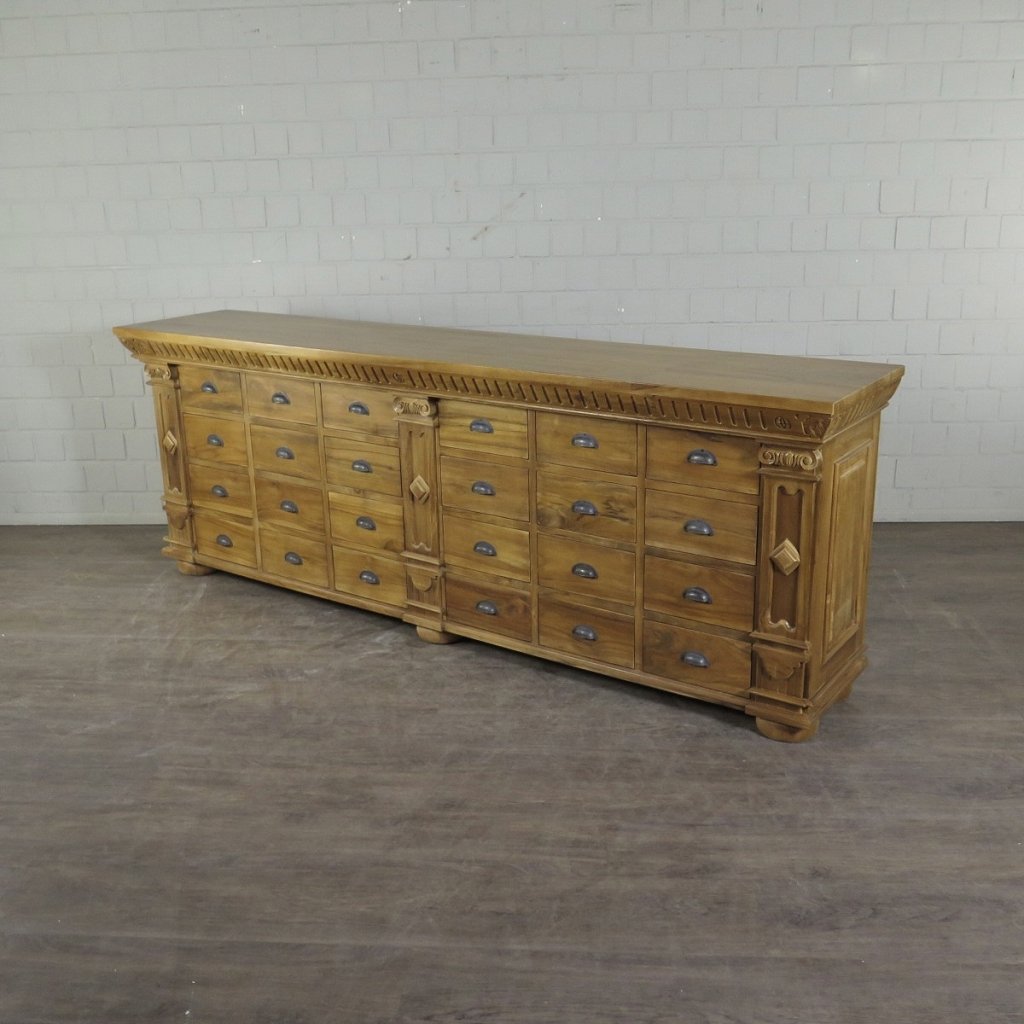 Apothekerschrank Sideboard Anna Teakholz  2,50 m