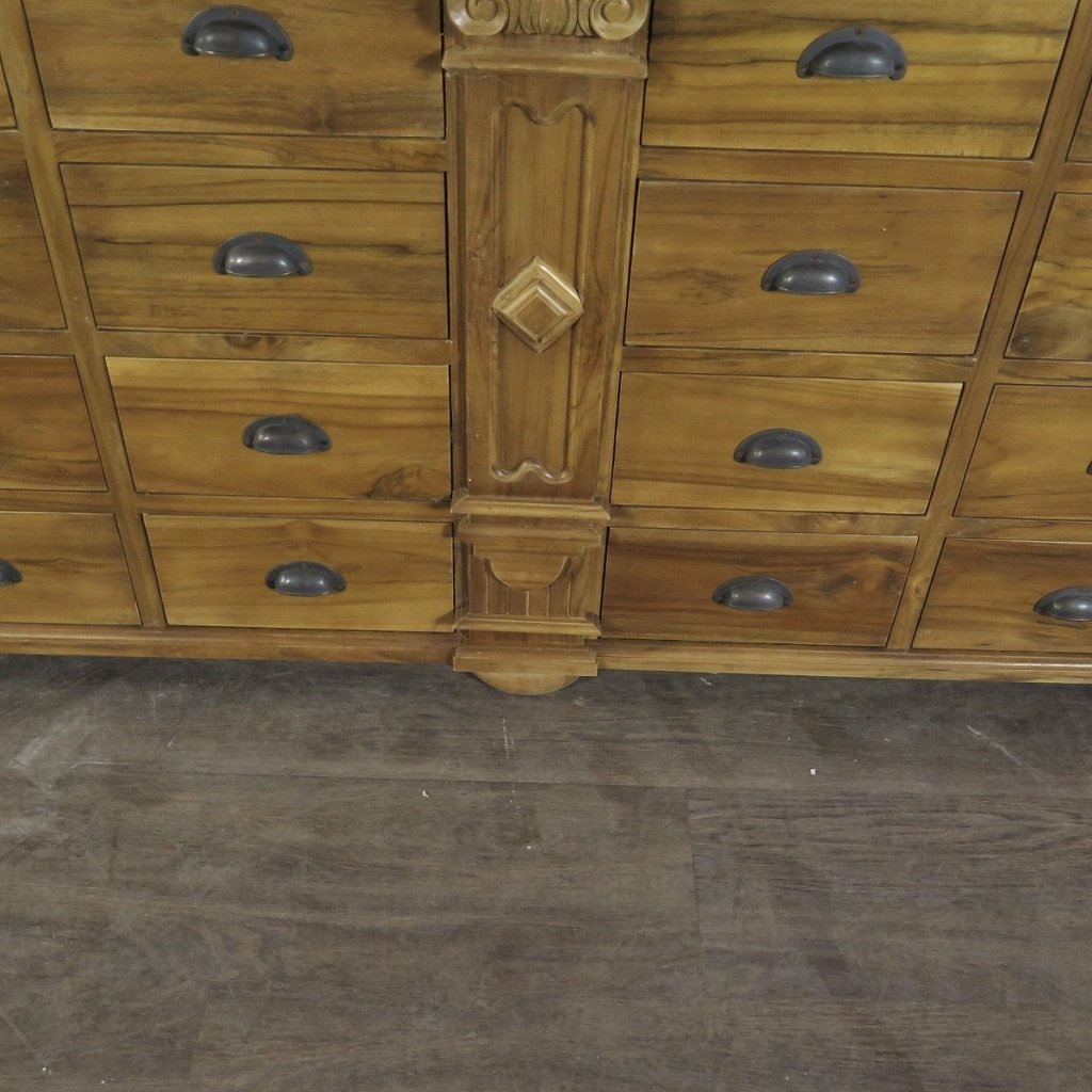 Apothekerschrank Sideboard Anna Teakholz  2,50 m