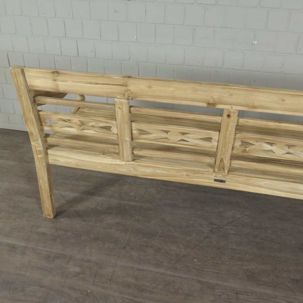 Holzbank Gartenbank Bank Teakholz 1,90 m