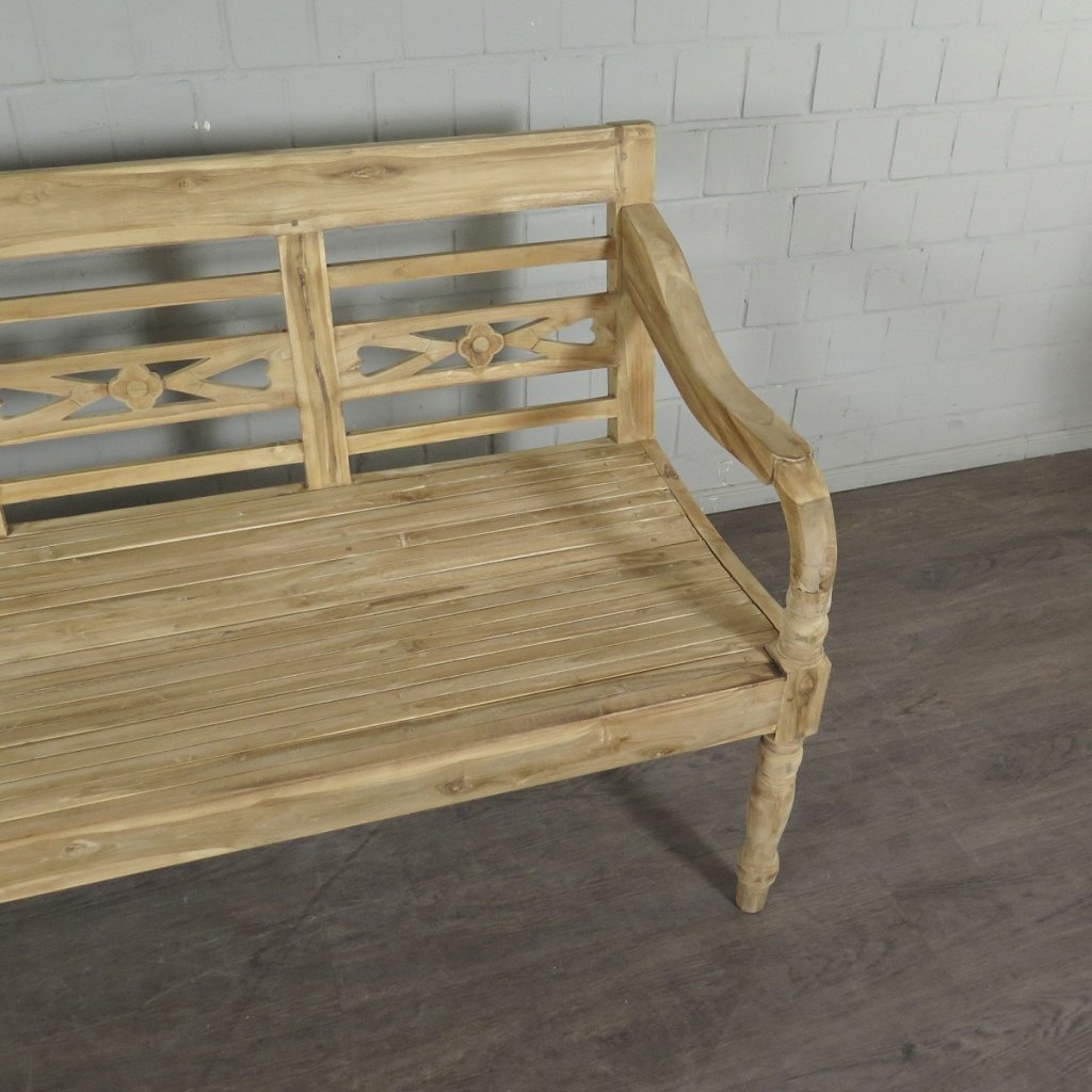 Holzbank Gartenbank Bank Teakholz 1,90 m