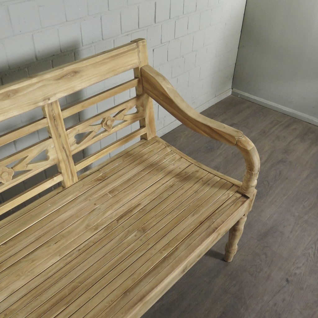 Holzbank Gartenbank Bank Teakholz 1,90 m