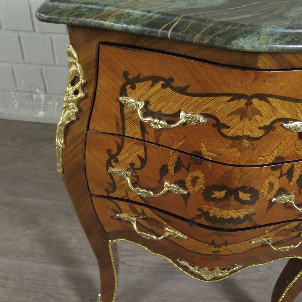 Kommode Barockstil Nussbaum 0,65 m