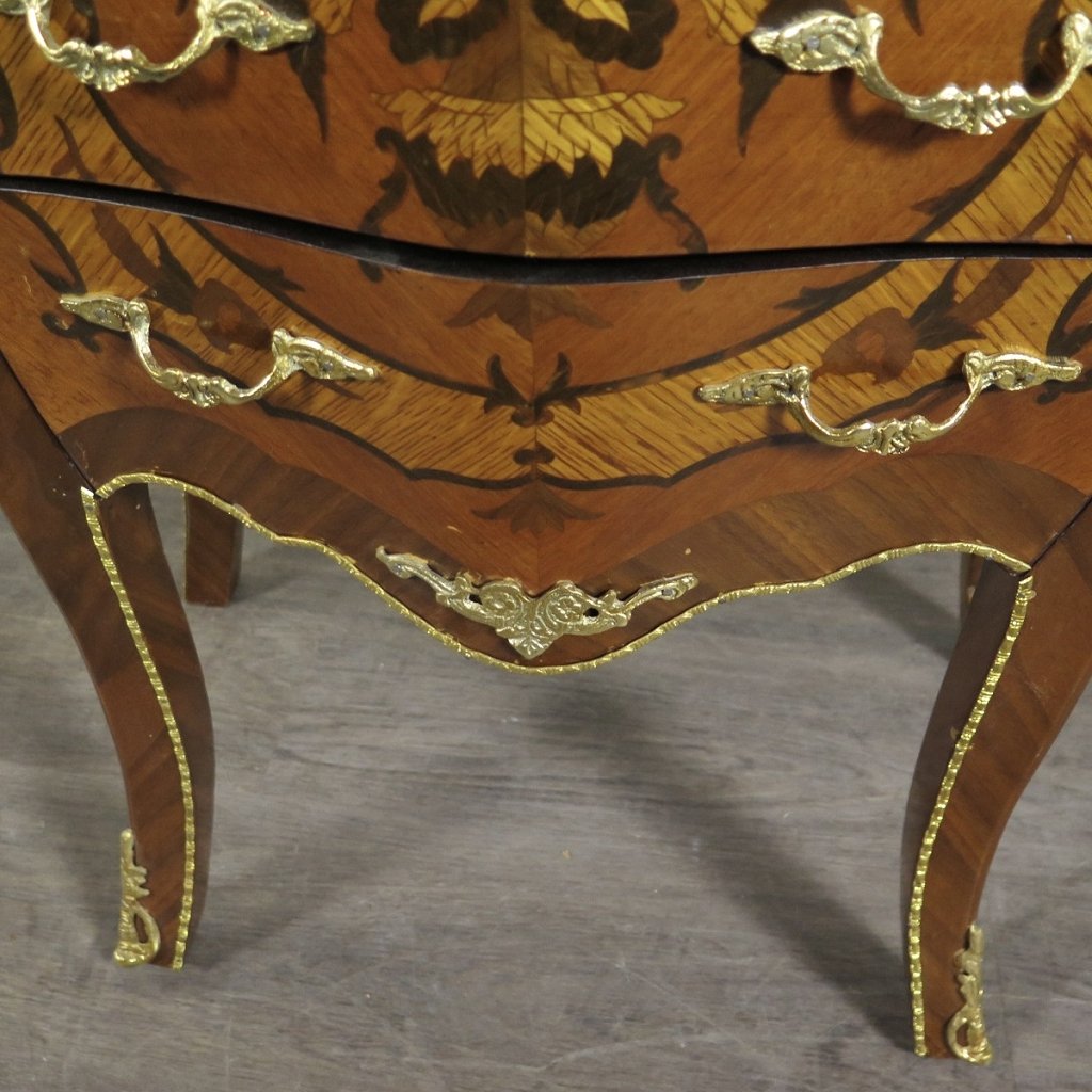 Kommode Barockstil Nussbaum 0,65 m
